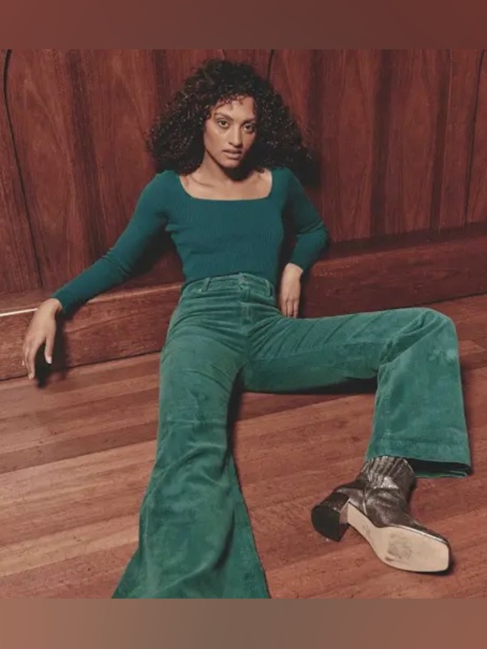 Rolla's Dusters Slim Bootcut High Rise Jeans size 29 in Emerald Green